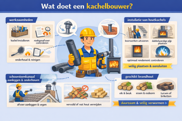 Alles over het beroep kachelbouwer Wat doet een kachelbouwer